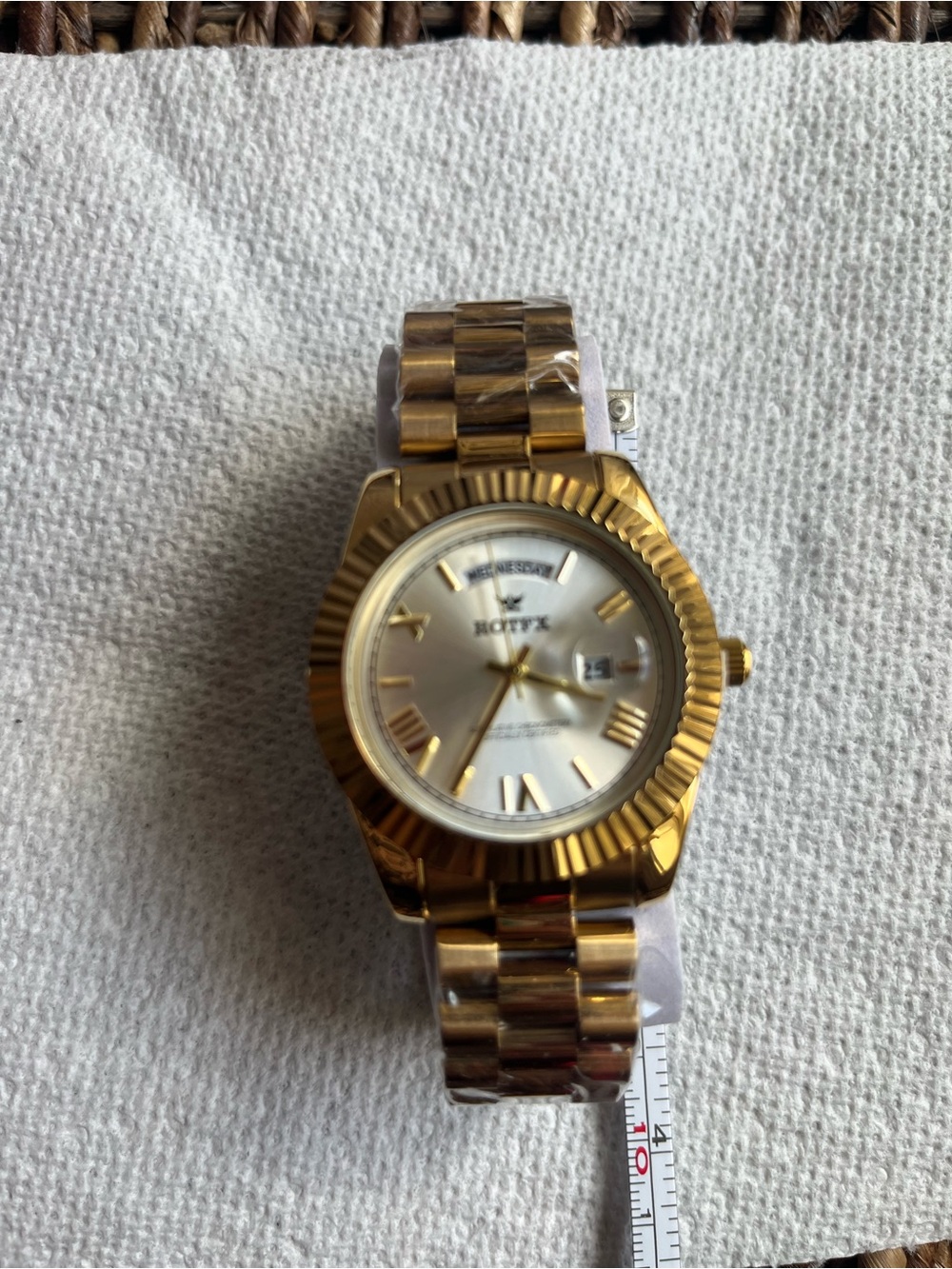 Gold Men's Luxury Stainless Steel Watch